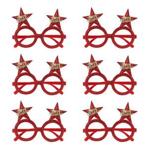 Pop It Christmas Ornament Party Glitter Gifts Toy Eyeglasses